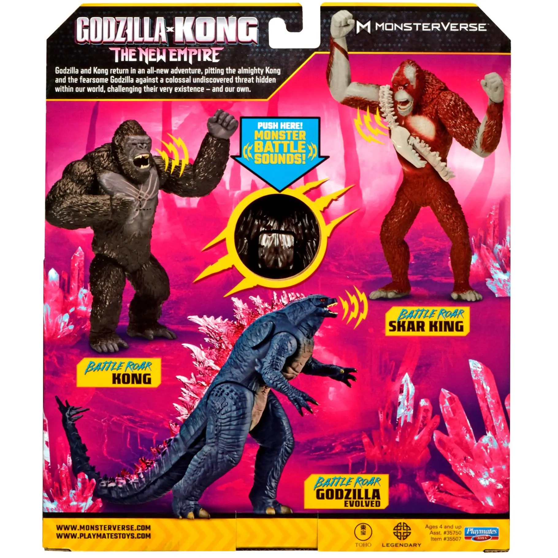 Speelfiguren> The new empire 17 cm battle roar Kong with electric sounds