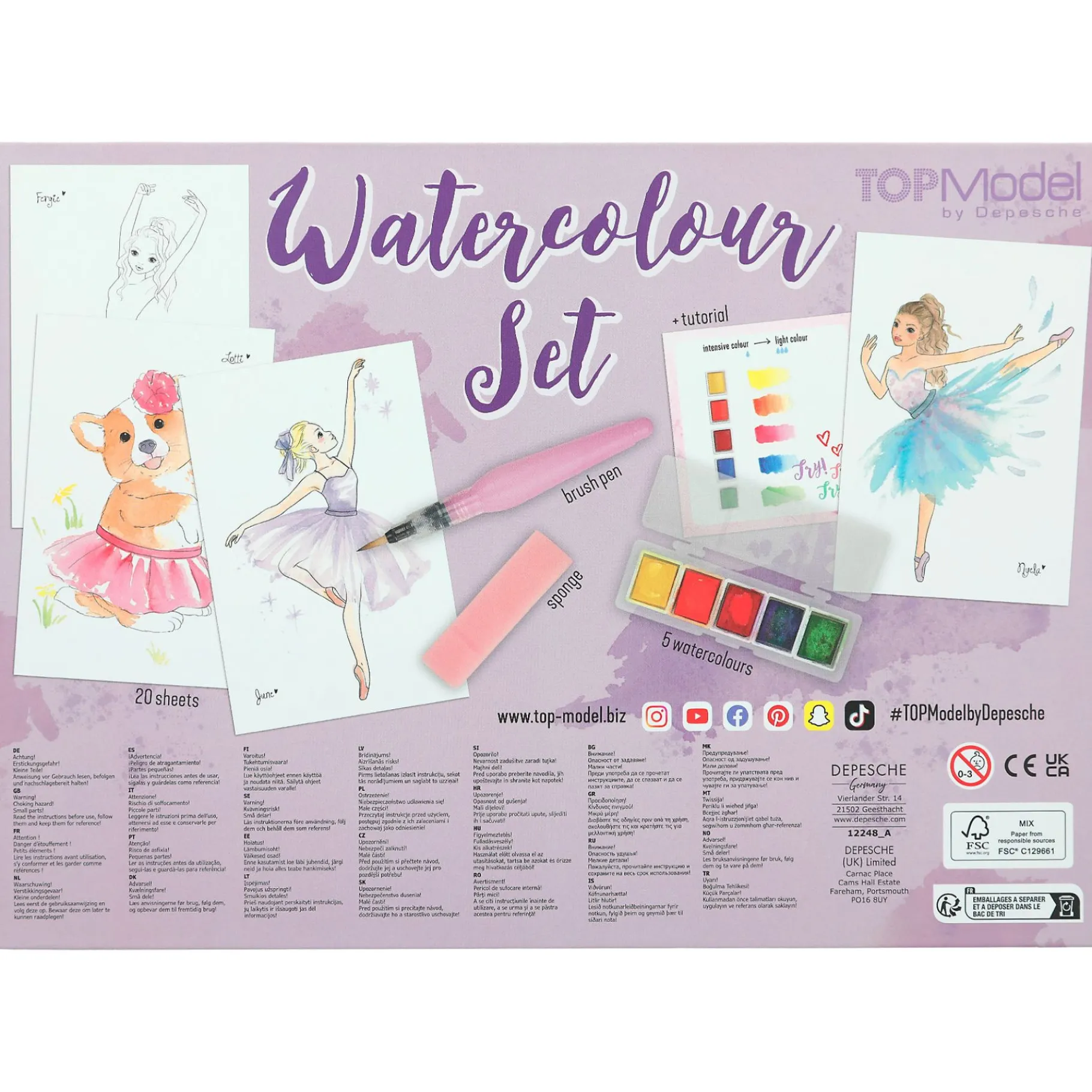 Verven / Schilderen>Depesche TOPModel waterverf