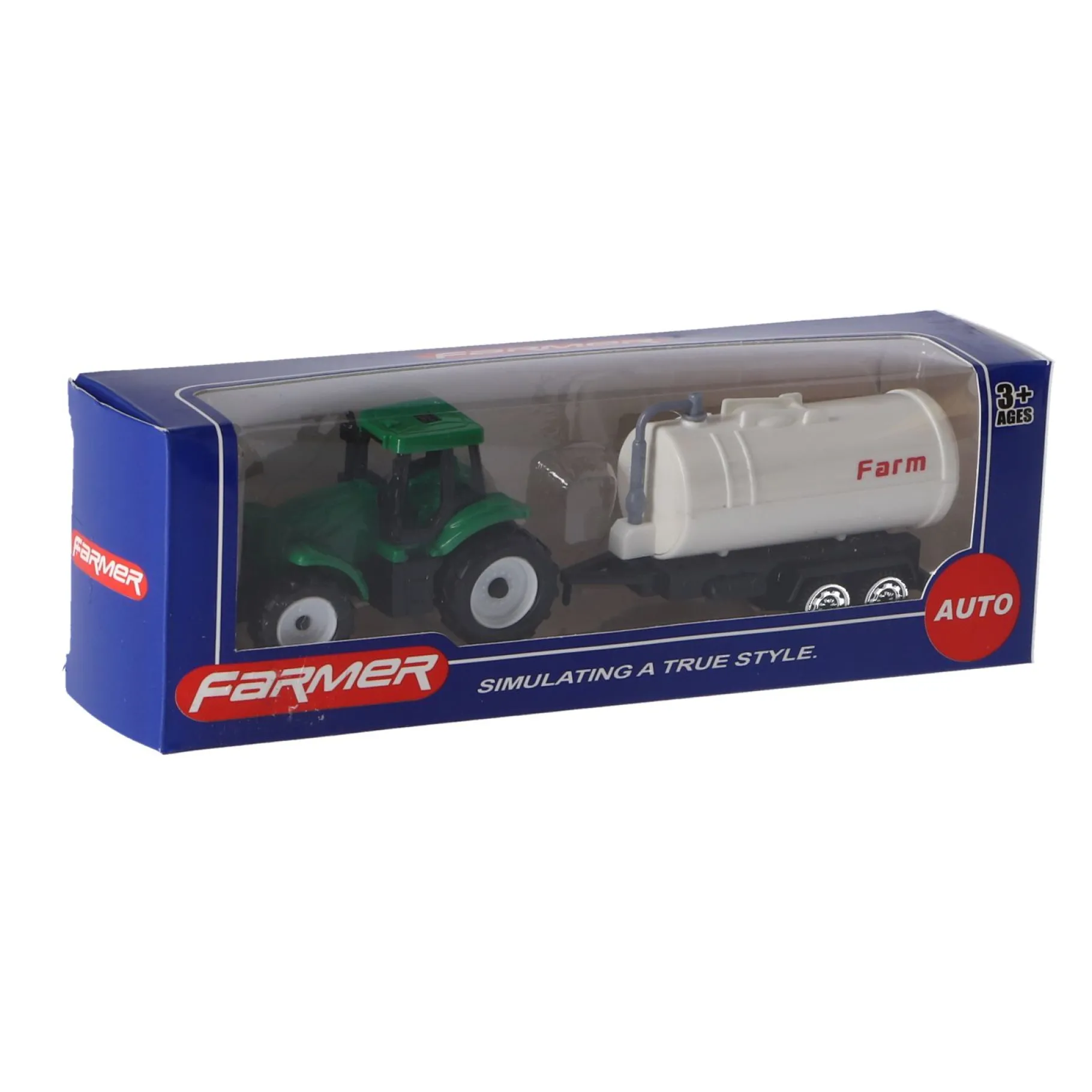 Voertuigen|Jongens> Tractor Met Aanhanger 3 Assorti