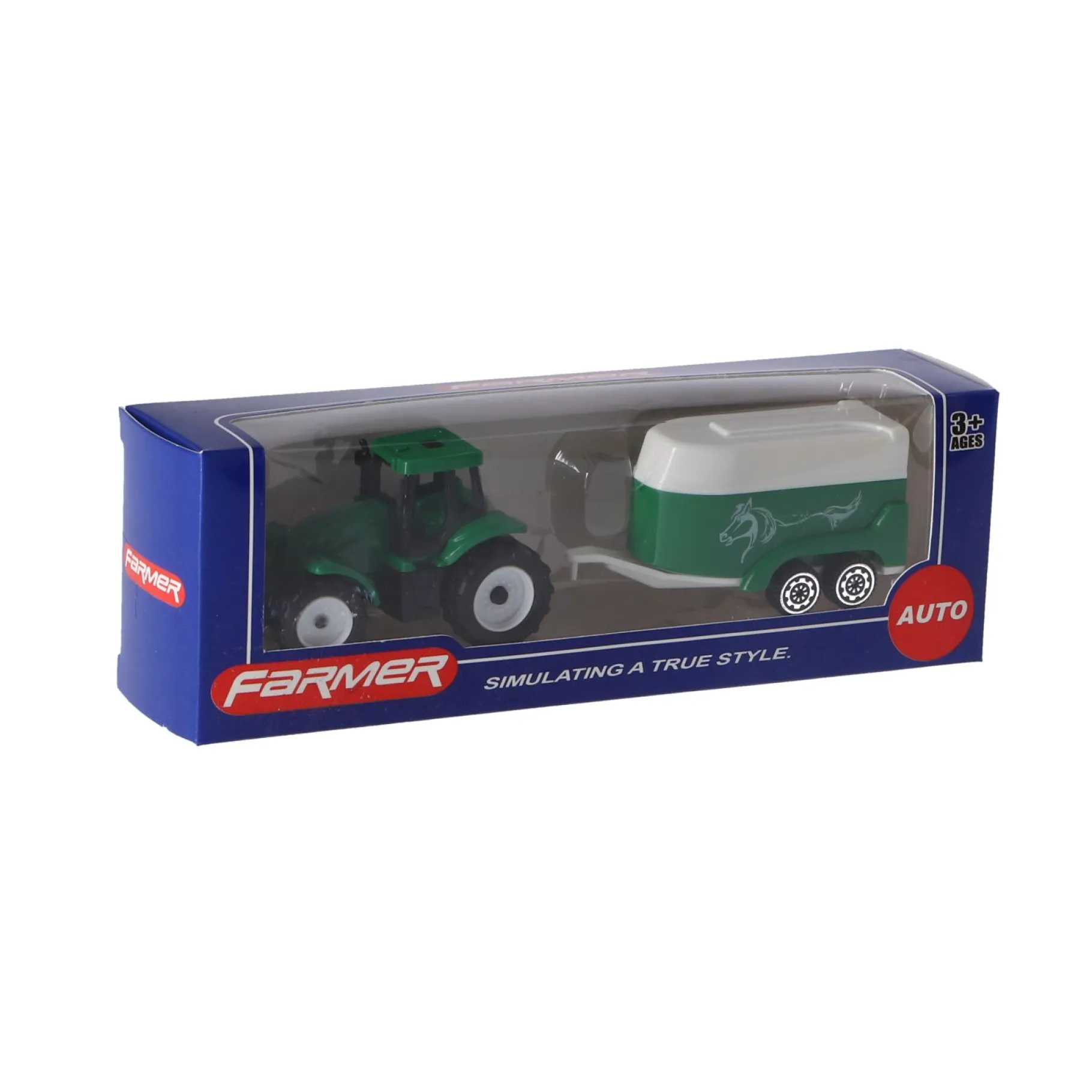 Voertuigen|Jongens> Tractor Met Aanhanger 3 Assorti