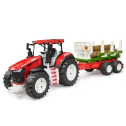 Auto's|Jongens>Bruder Tractor Roadmax Met Achteraanhanger En 3 Boomstammen