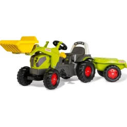Auto's|Jongens> Tractor Rolly Kid Claas Axos Met Aanhanger
