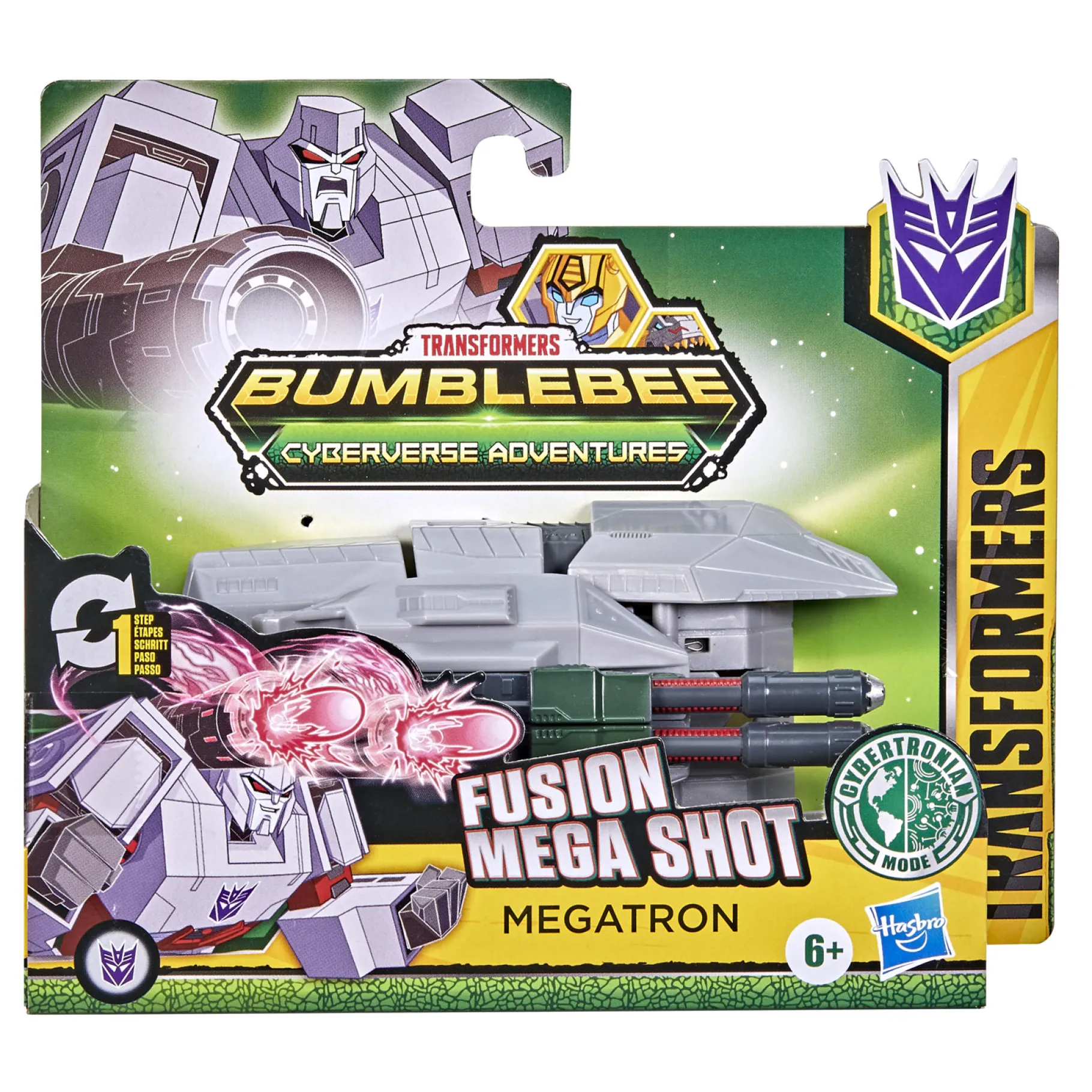 Actiefiguren|Jongens>Hasbro Transformers Megatron Cyberverse 1 Step