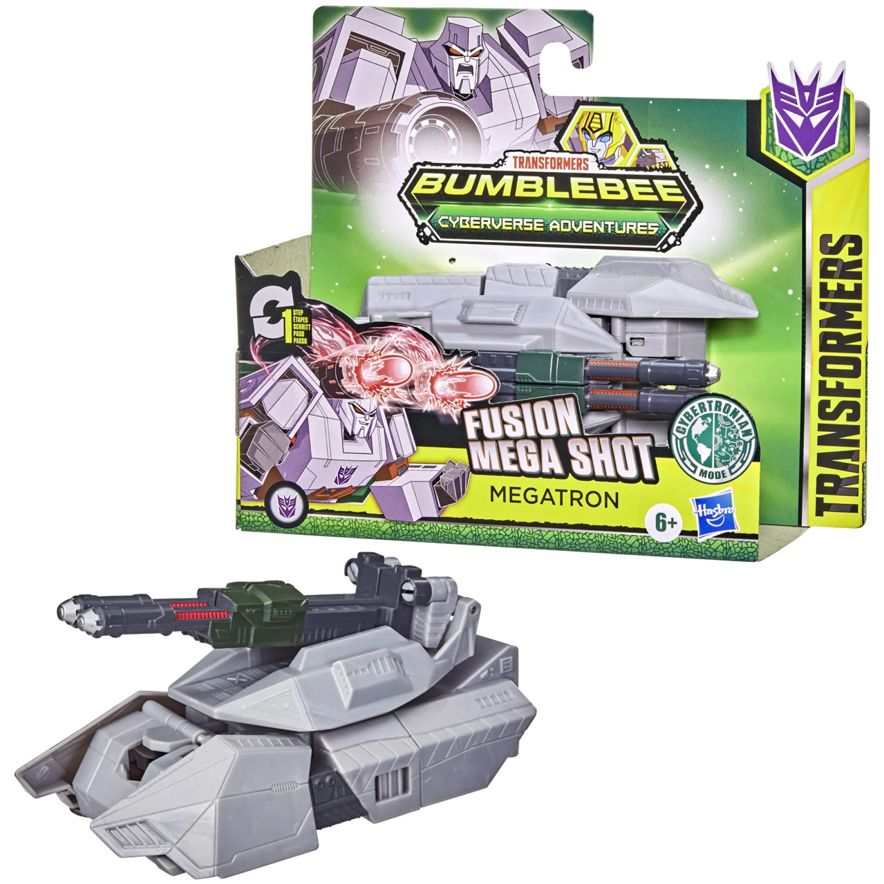 Actiefiguren|Jongens>Hasbro Transformers Megatron Cyberverse 1 Step