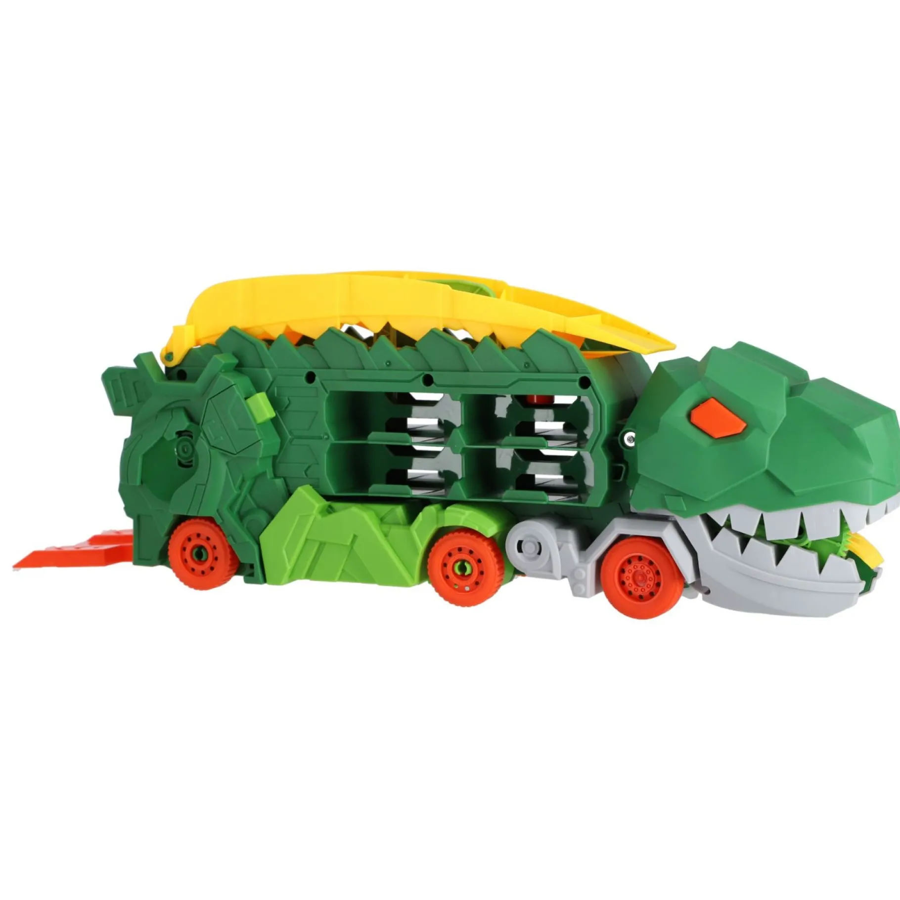 Jongens|Auto's> Transporter carrycase dino met 2 diecast auto's