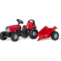 Tractoren> Traptractor Rolly Toys Case CVX 1170 Met Aanhanger