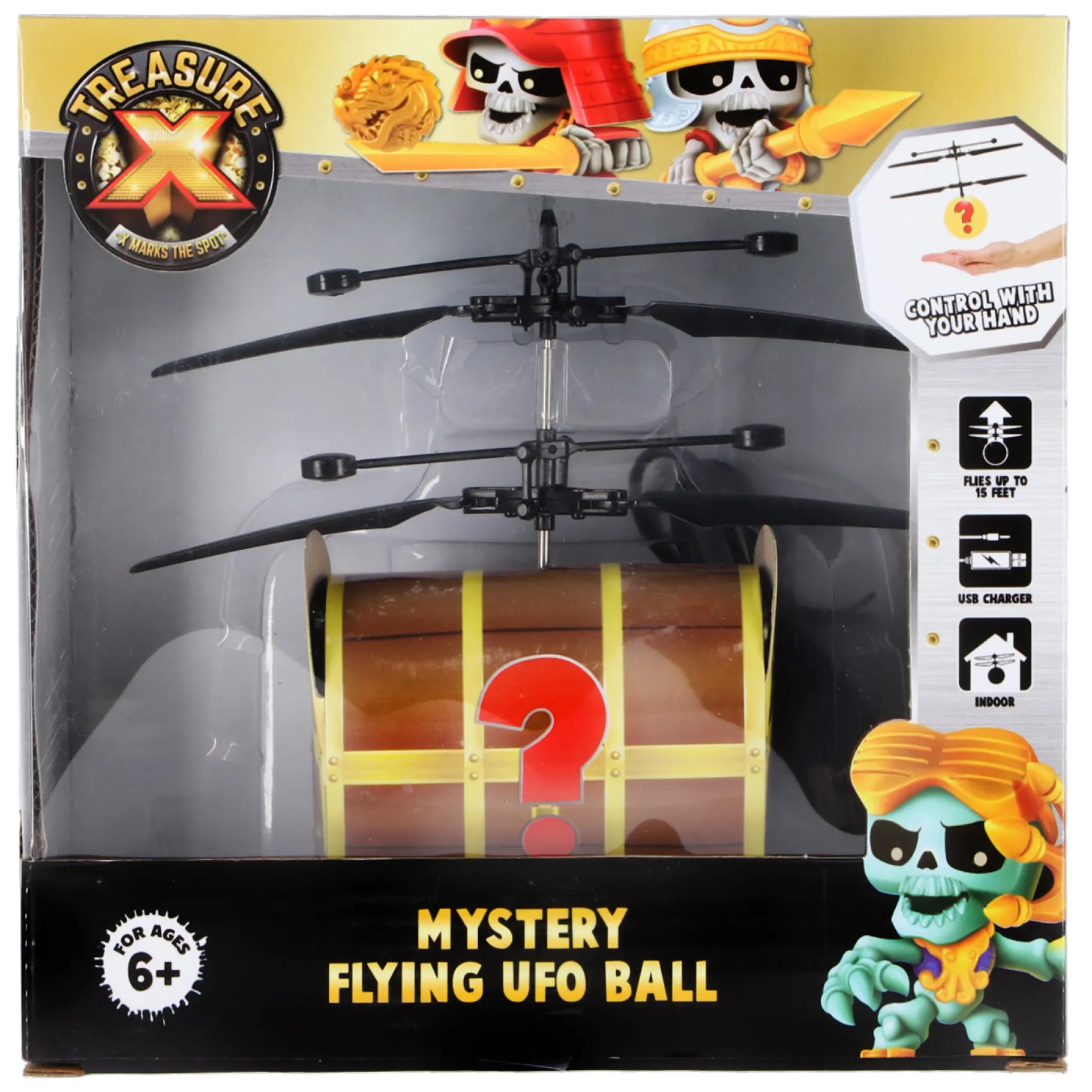 Radiografisch> Treasure X Mystery Flying Ufoball Assorti