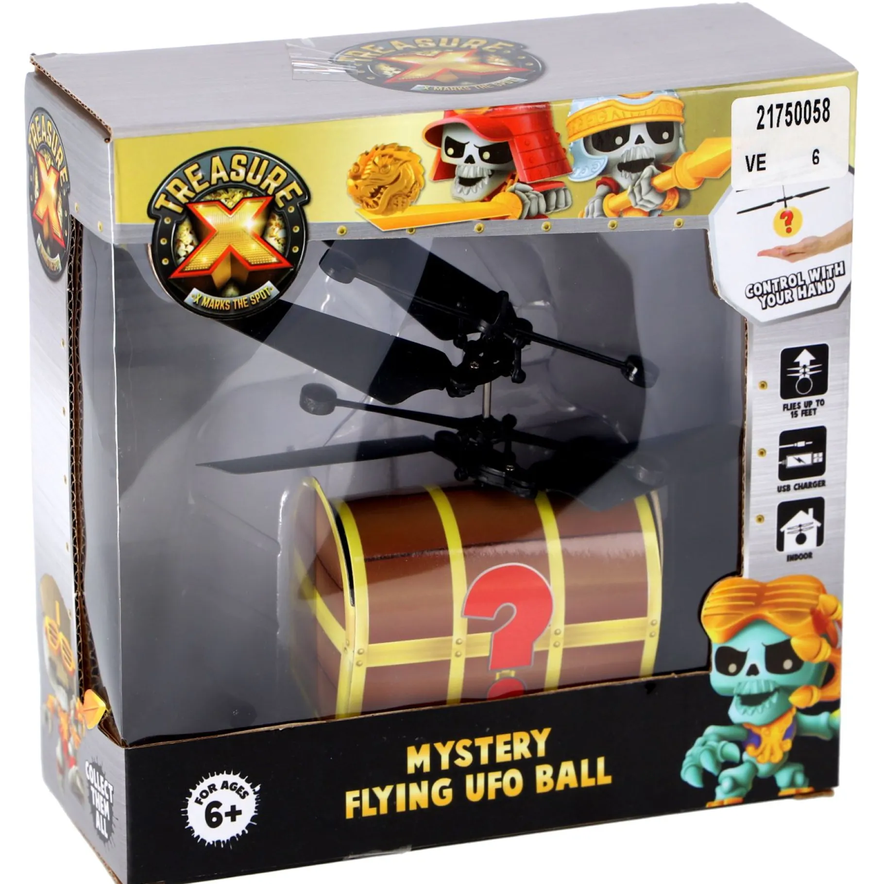 Radiografisch> Treasure X Mystery Flying Ufoball Assorti