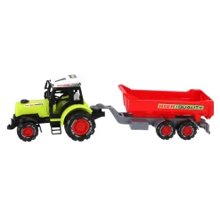 Auto's|Jongens> Trekker met aanhanger