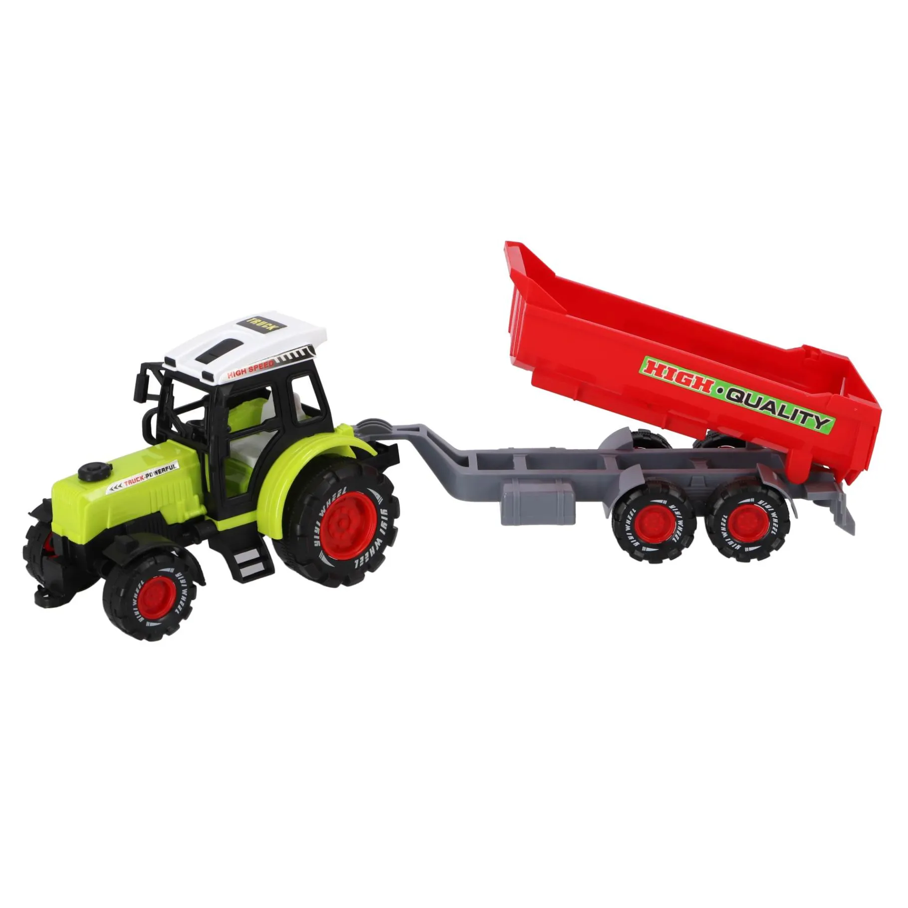 Auto's|Jongens> Trekker met aanhanger