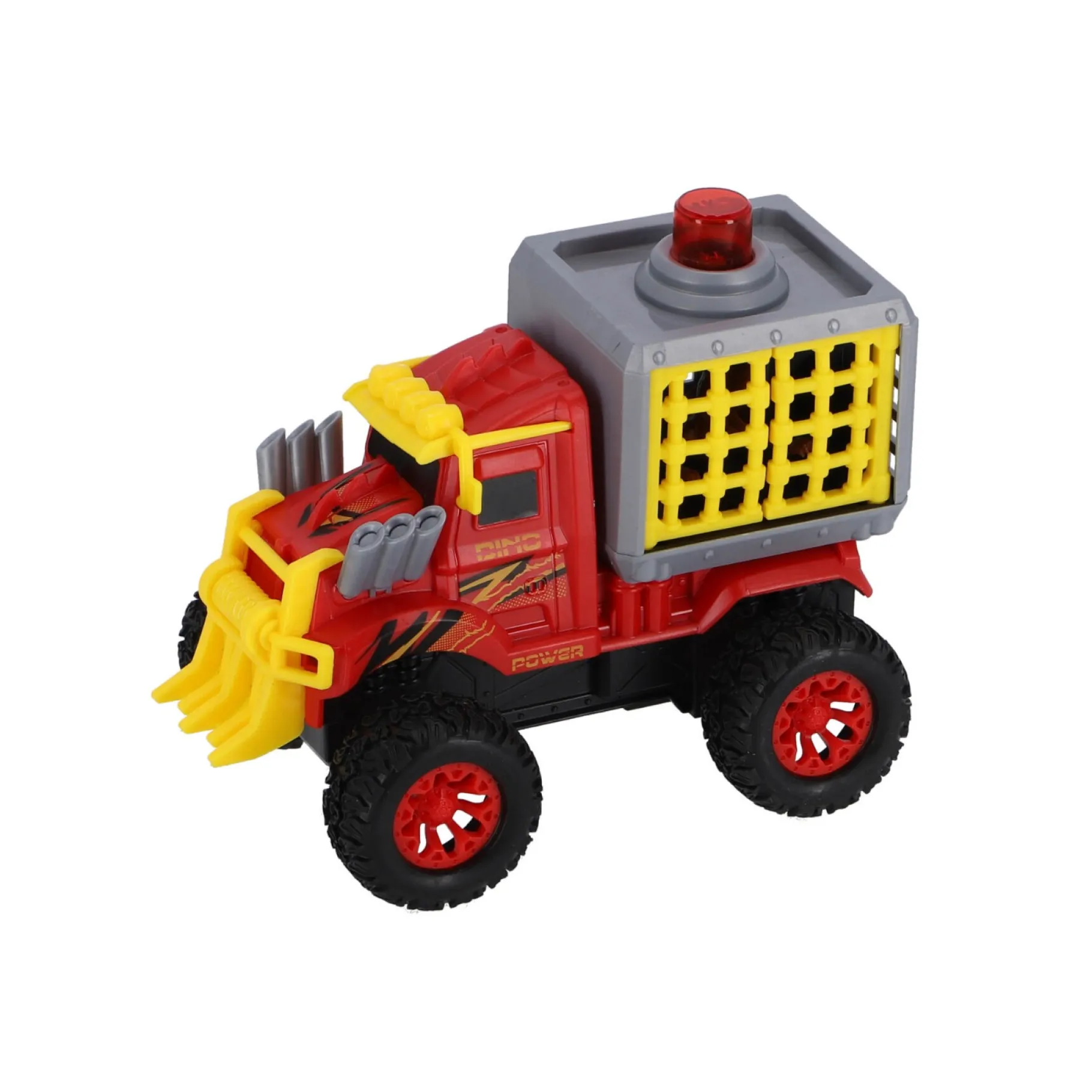 Jongens|Auto's> Truck met Dino in Kooi met Licht en Geluid 17 cm