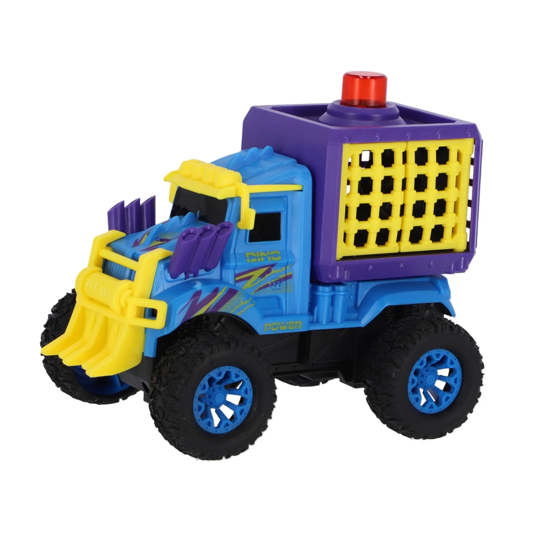 Jongens|Auto's> Truck met Dino in Kooi met Licht en Geluid 17 cm