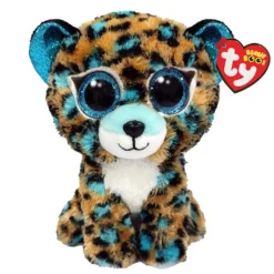 Dieren Knuffels En Pluche> Ty Beanie Boo Cobalt Leapard Blue 15 cm