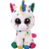Dieren Knuffels En Pluche> Ty Beanie Boo Gespikkelde Eenhoorn Harmonie 24 Cm