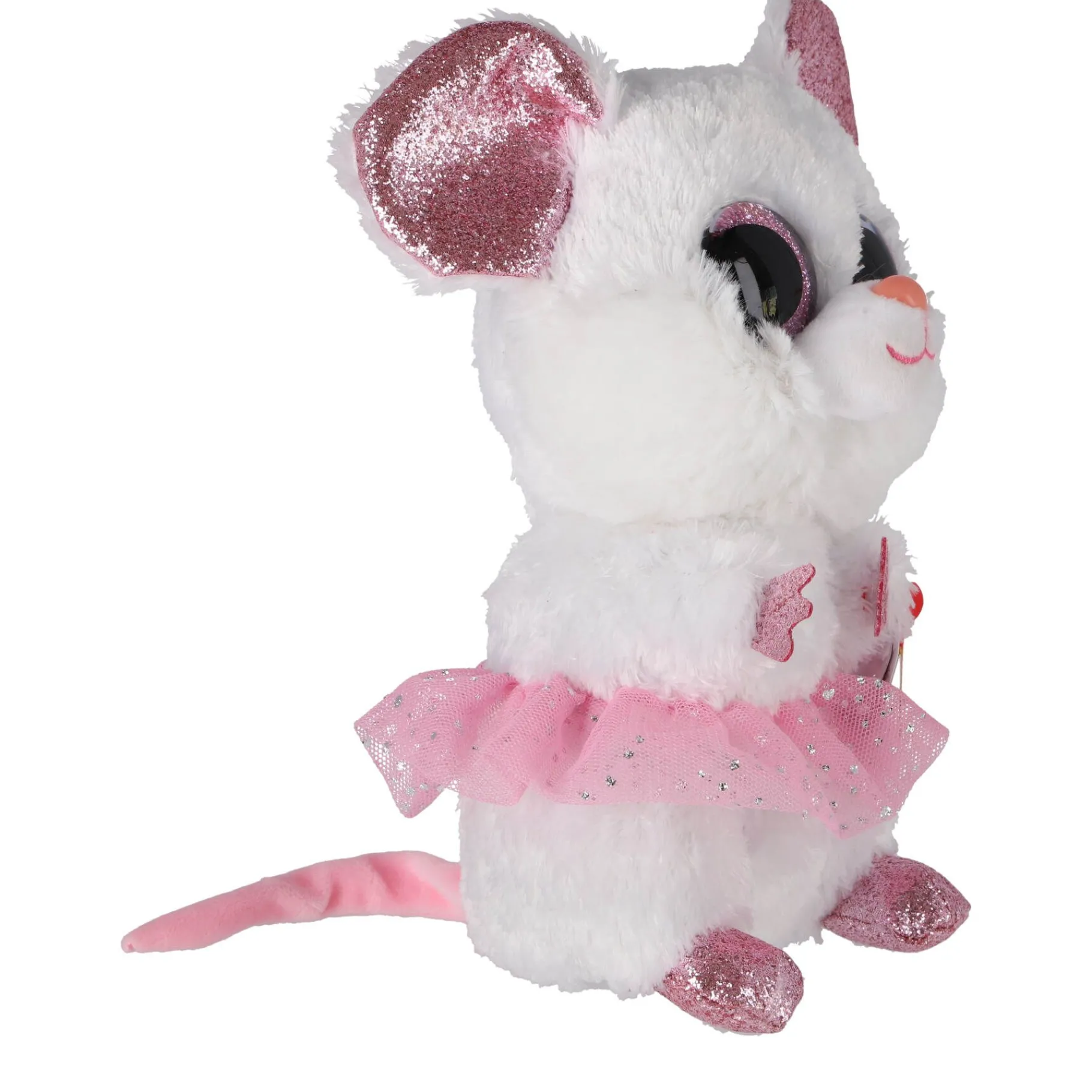 Dieren Knuffels En Pluche>Ty Beanie Boo Nina Mouse With Tutu 24 Cm