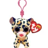 Sleutelhangers> Ty Beanie Boo Sleutelhanger Livvie Leopard