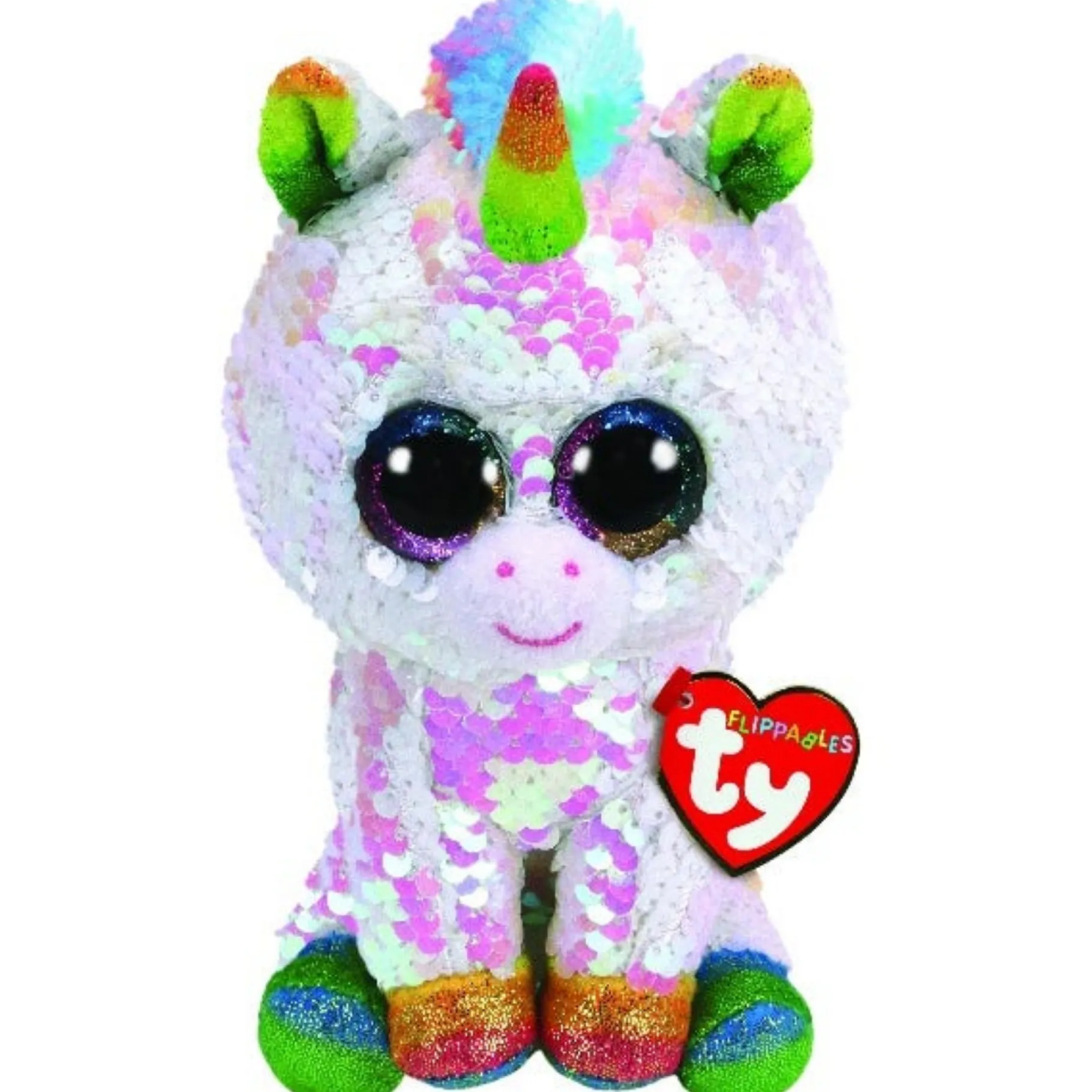 Dieren Knuffels En Pluche> Ty Flippables Pixy The Unicorn 15 Cm