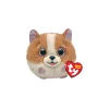Dieren Knuffels En Pluche> Ty Puffies Tanner Dog Brown And White 10 cm