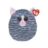 Dieren Knuffels En Pluche> Ty Squish-A-Boo Kiki Cat 25 Cm
