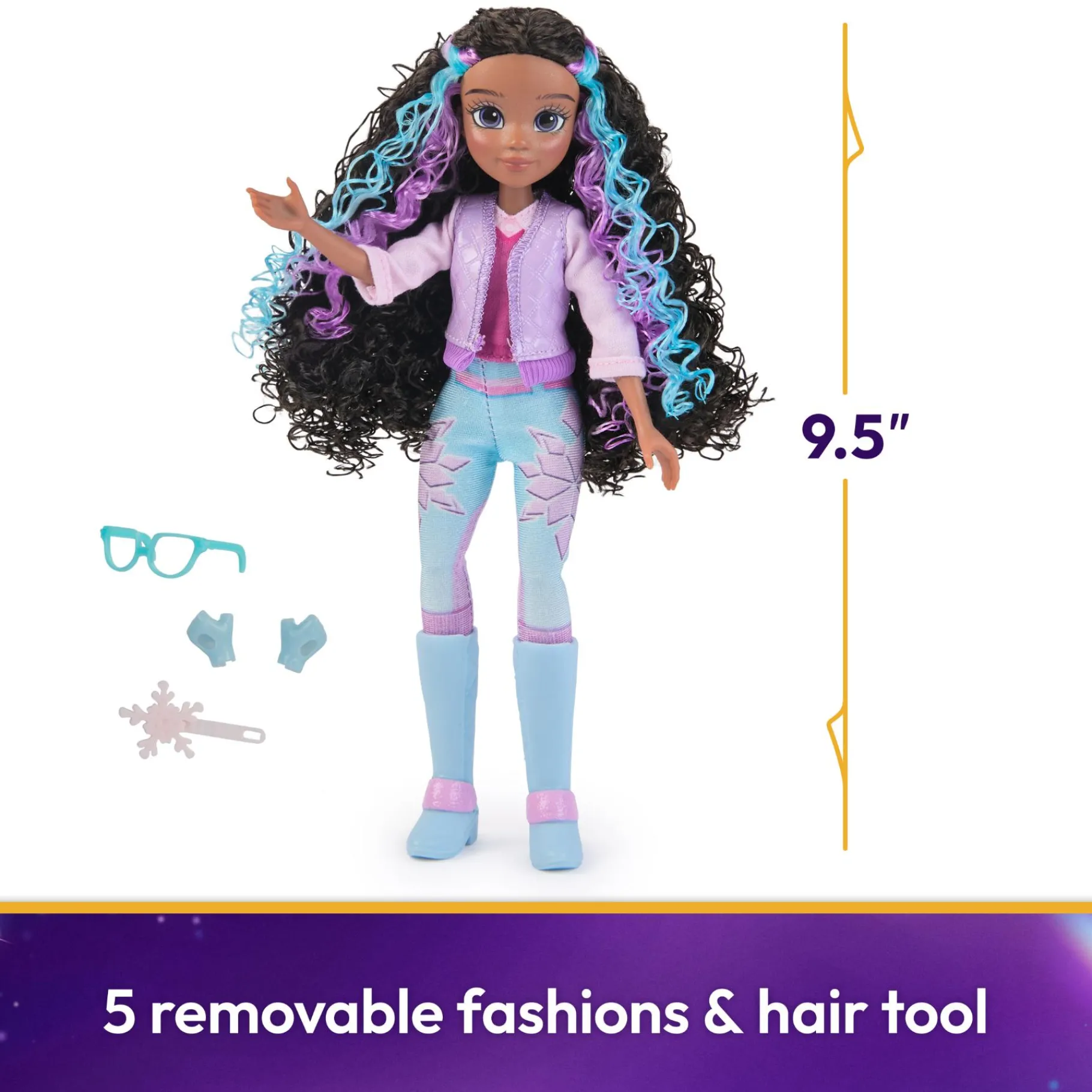 Speelfiguren|Meisjes>Spinmaster Unicorn Academy Pop Layla (24cm)