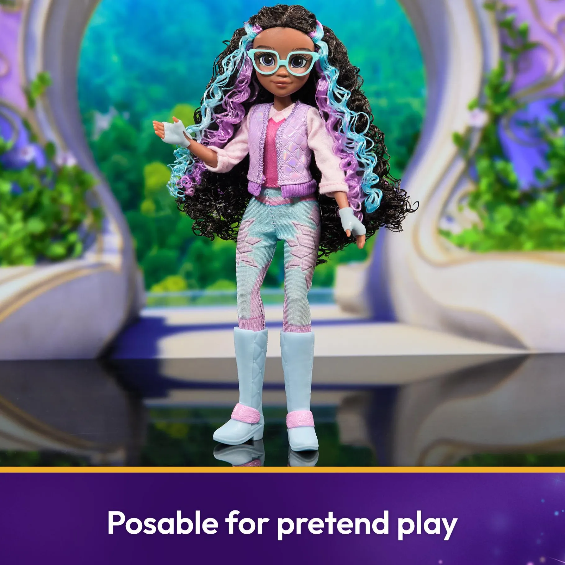 Speelfiguren|Meisjes>Spinmaster Unicorn Academy Pop Layla (24cm)