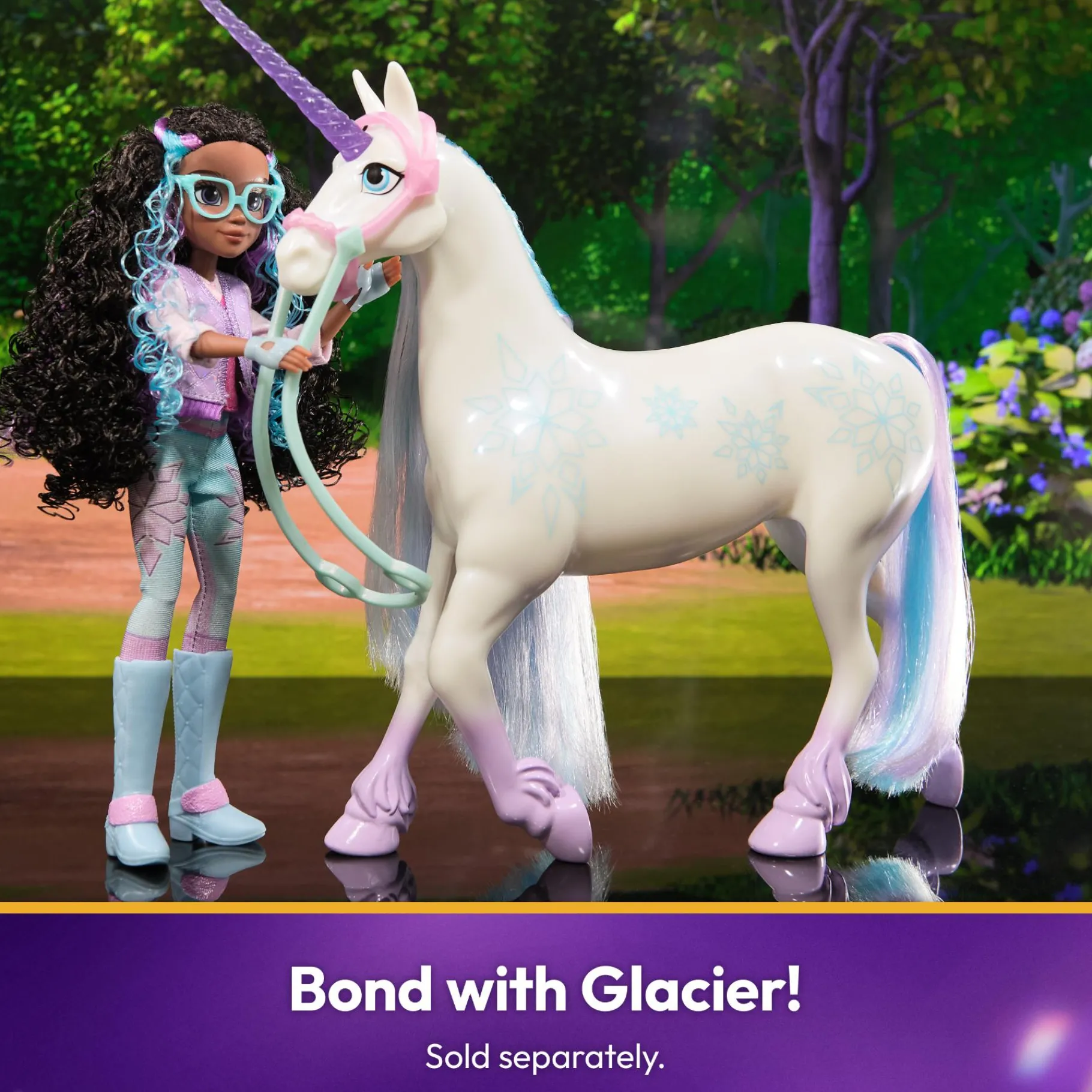 Speelfiguren|Meisjes>Spinmaster Unicorn Academy Pop Layla (24cm)