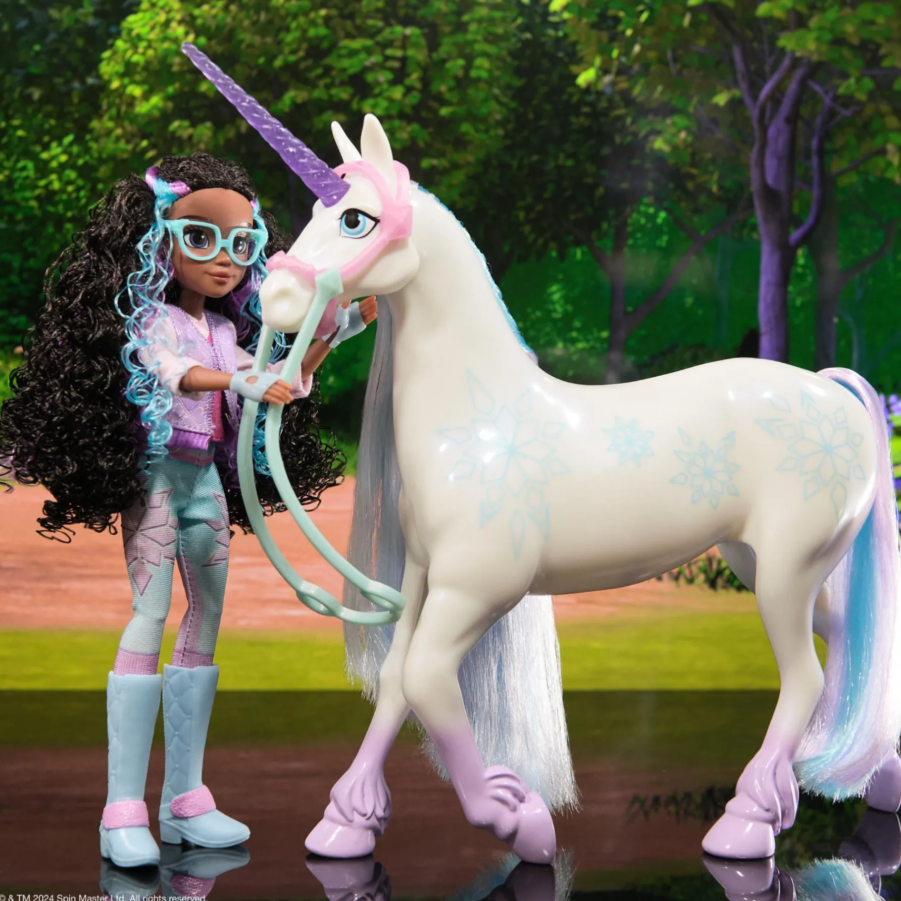Meisjes|Speelfiguren>Spinmaster Unicorn Academy Unicorn Glacier (28 Cm)