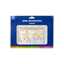 Feestartikelen> Unicorn Swirl Decoratie