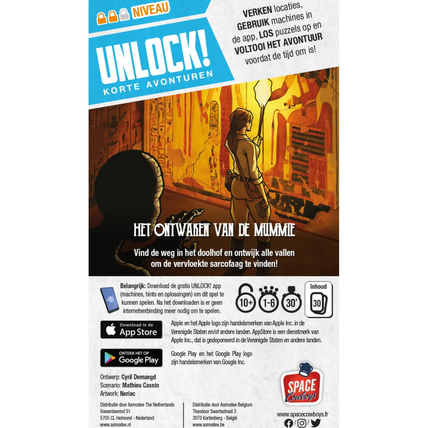 Familiespellen> Unlock! Avonturen Ontwaken Mummie