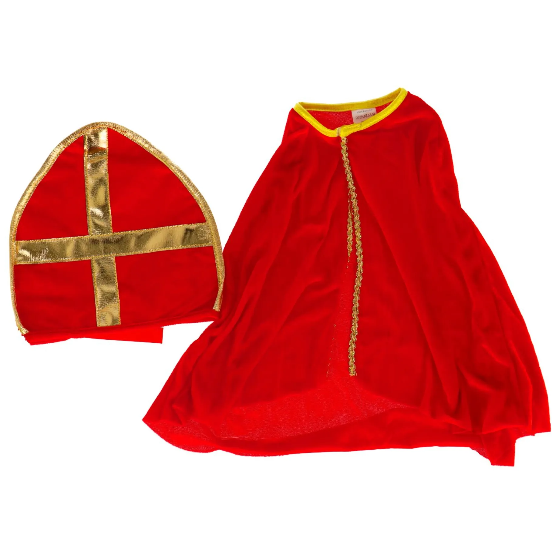 Verkleden|Jongens> Verkleedset Sinterklaas Cape Met Mijter 1 Maat