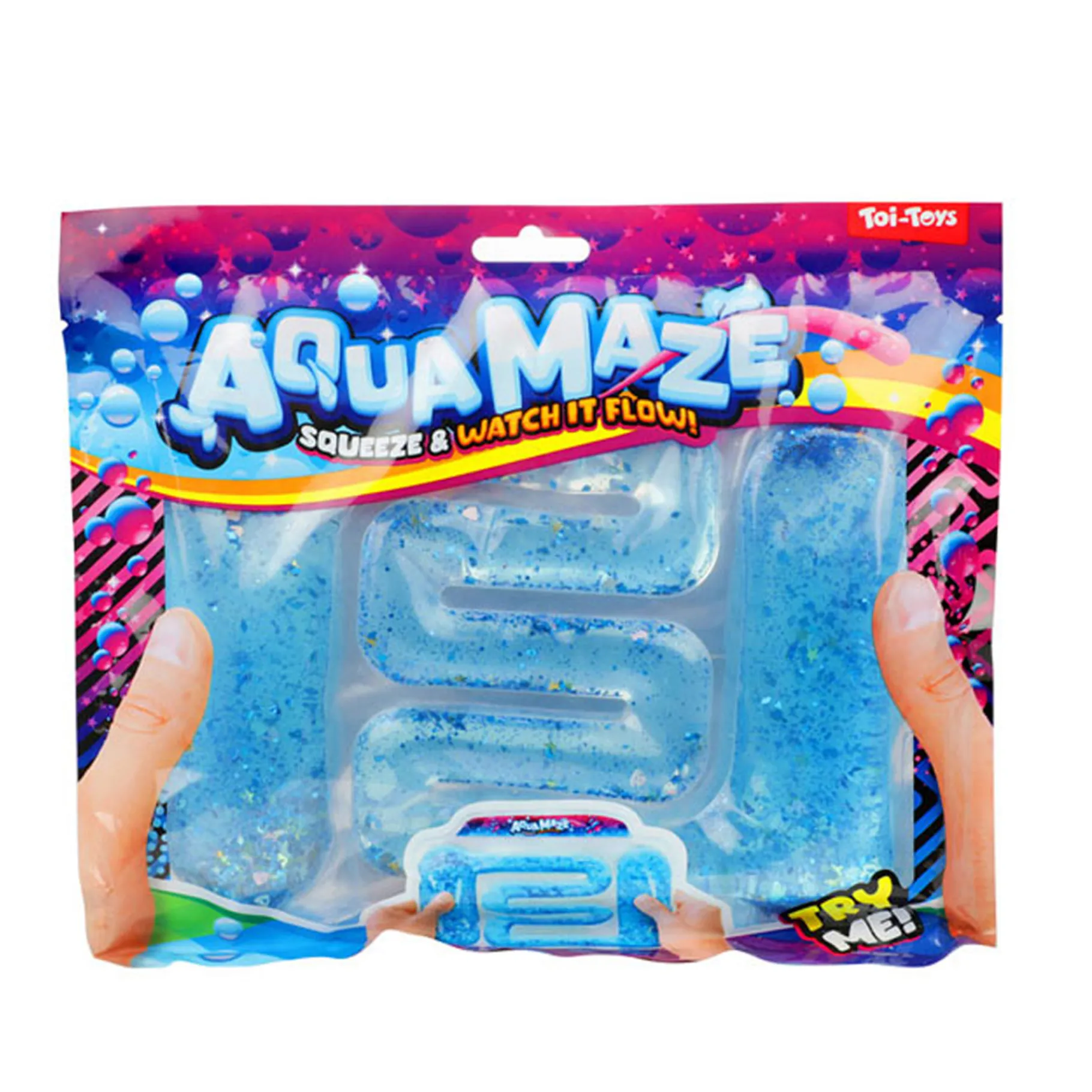 Geduldspelletjes> Vloeistof doolhof aqua maze 3 assorti