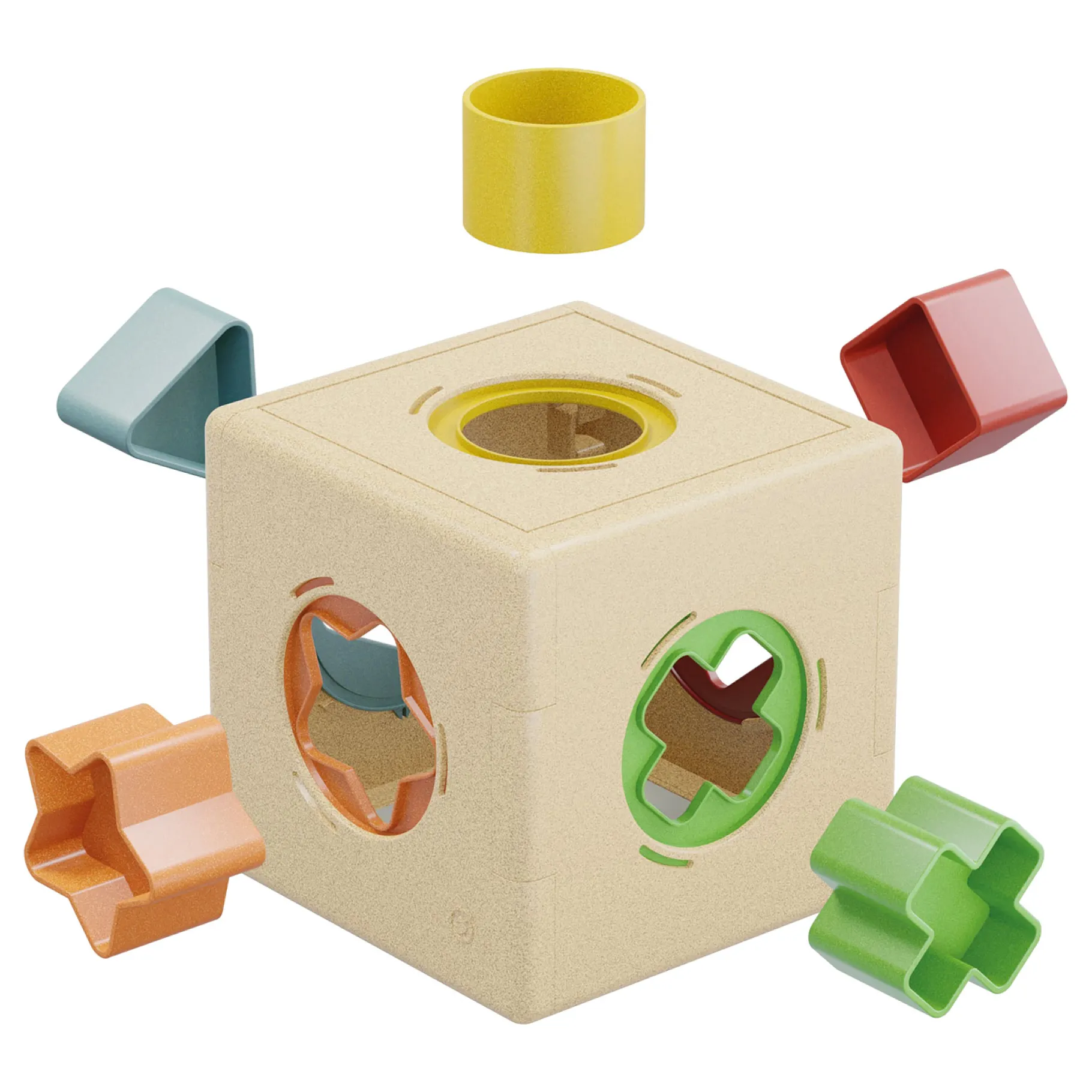 Vormenstoof>Quercetti Vormenkubus Bioplay 11 Delig