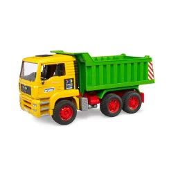 Jongens> Vrachtwagen MAN dumptruck 50 Jaar Bruder