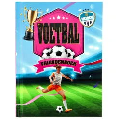 Kleurboeken|Vriendenboeken> Vriendenboek voetbal meisjes