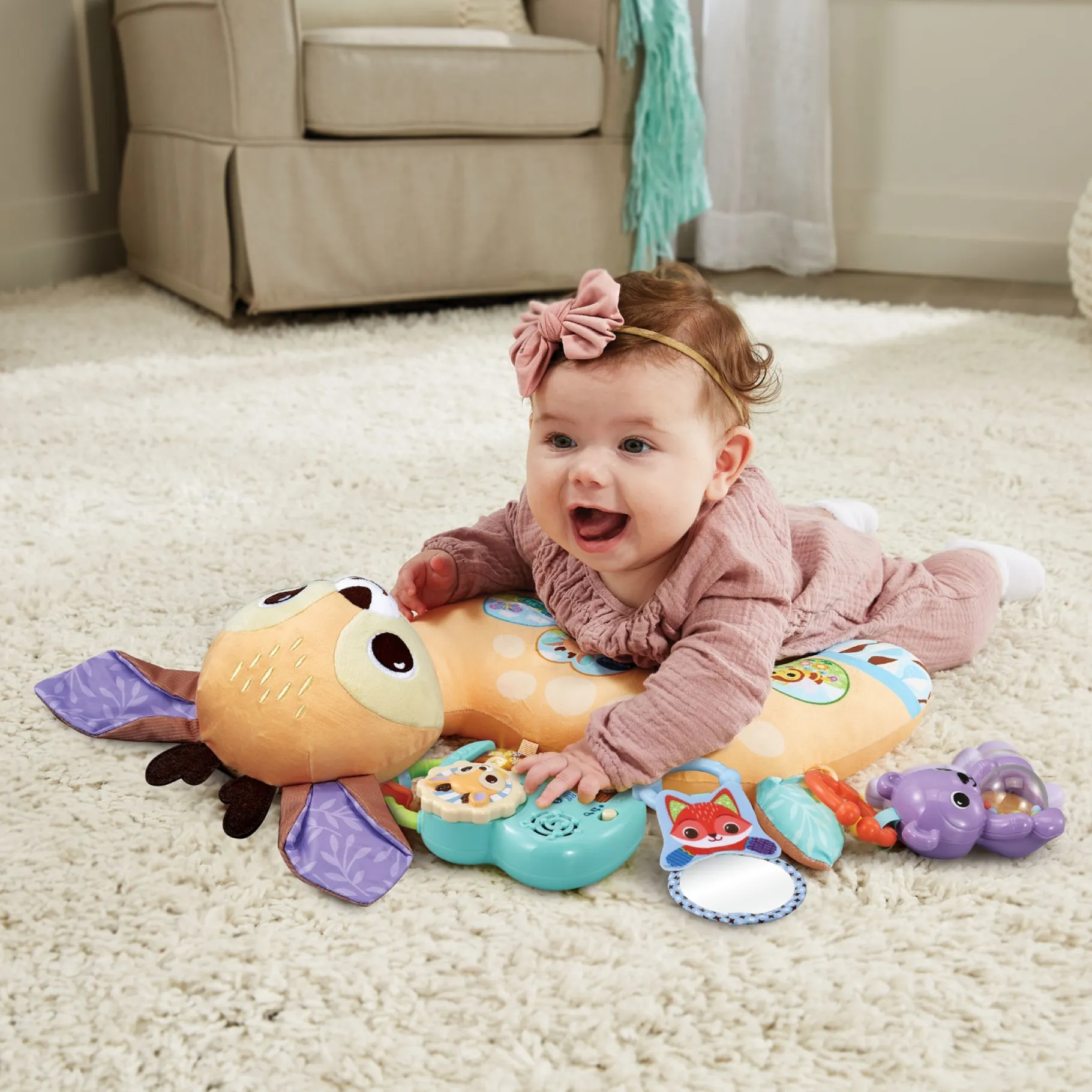 Babyspeelgoed>Vtech Baby Tummy Time Knuffelhertje