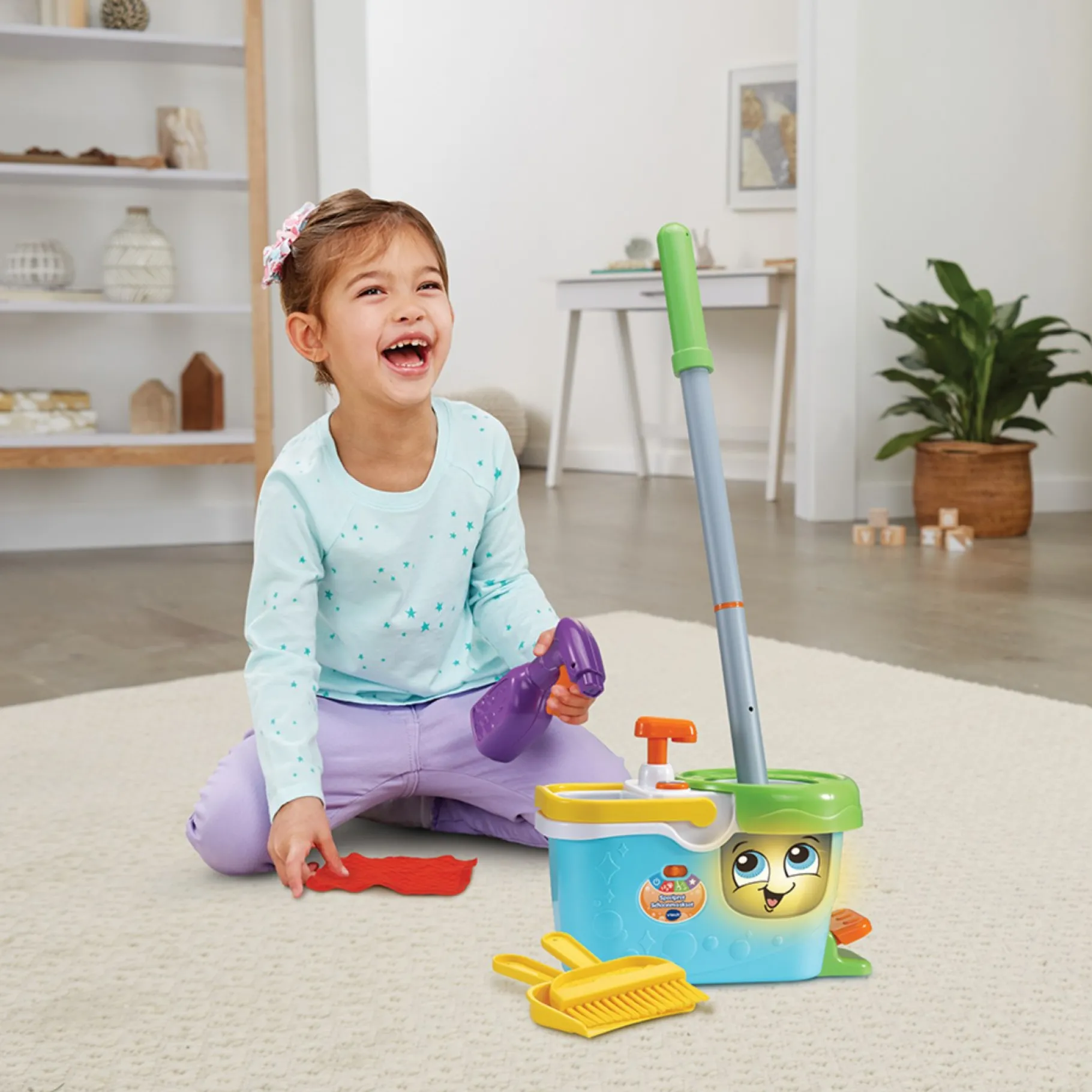 Meisjes|Huishouding>Vtech Kleuter Schoonmaakset