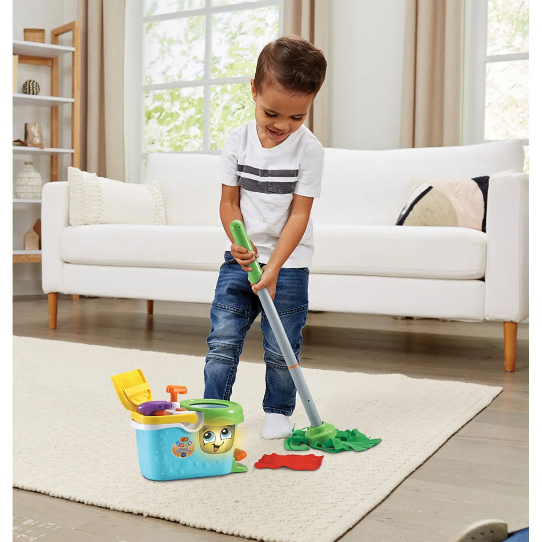Meisjes|Huishouding>Vtech Kleuter Schoonmaakset