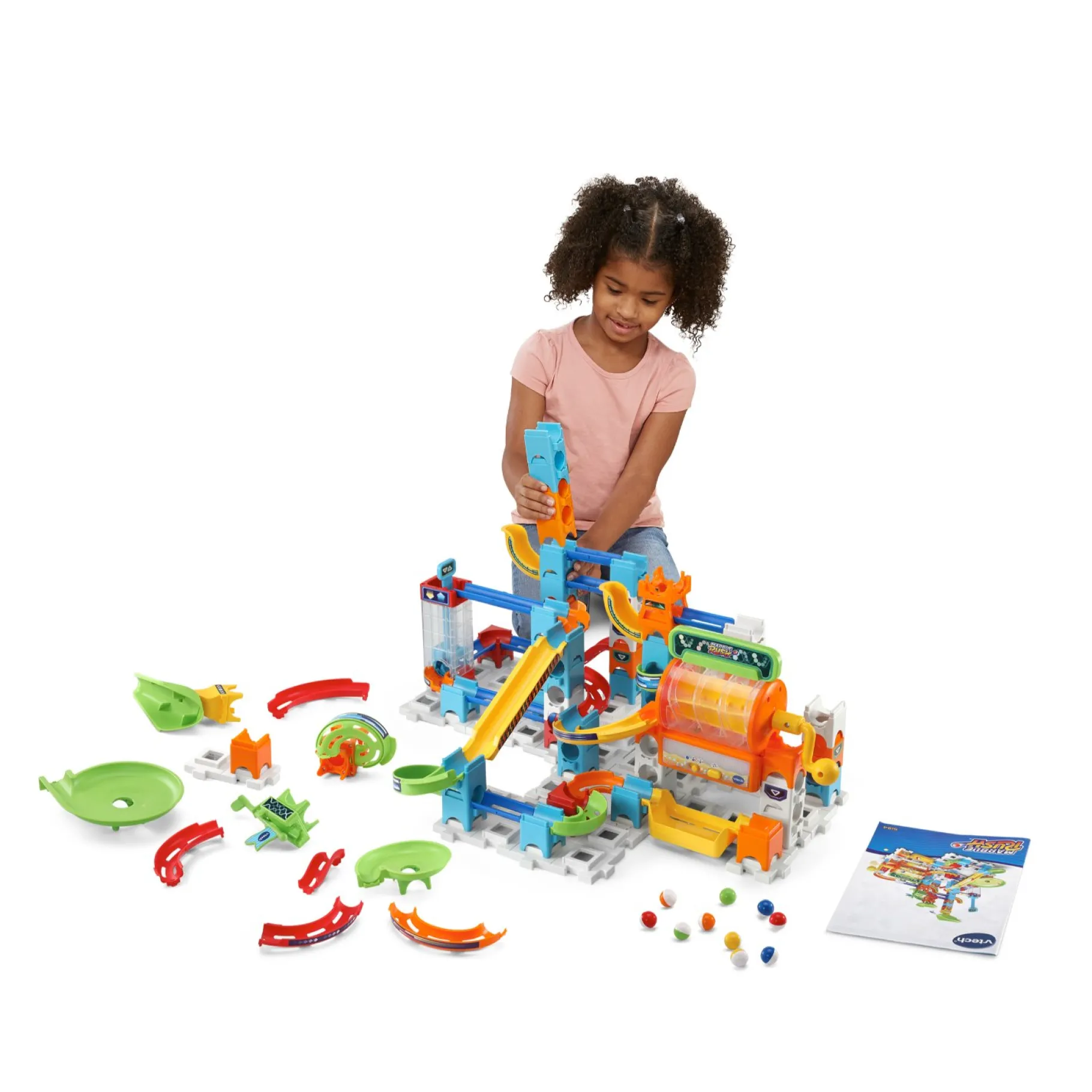 Knikkerbanen>Vtech Marble Rush - Super Action Set Electronic L100E