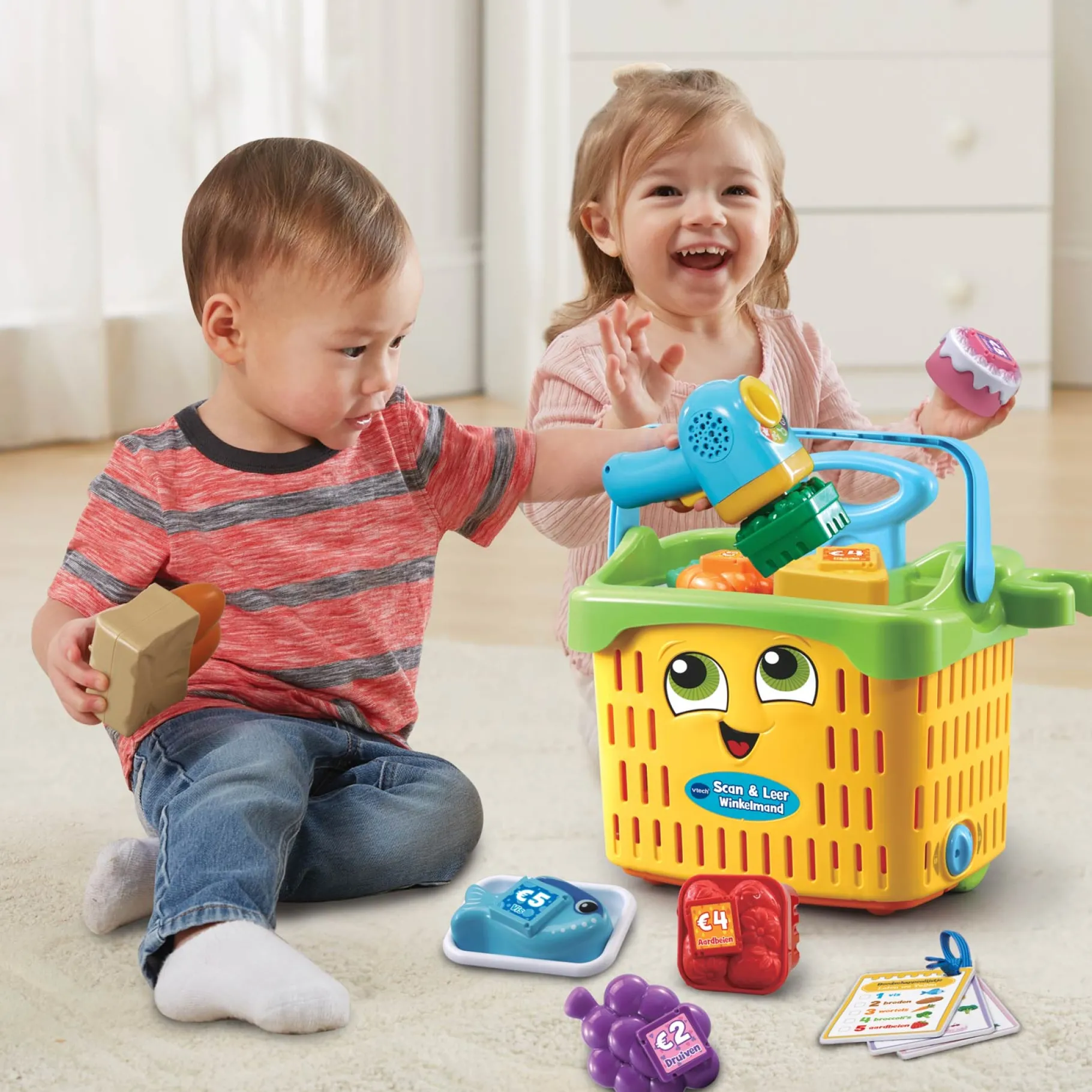 Babyspeelgoed>Vtech Scan & Leer Winkelmand