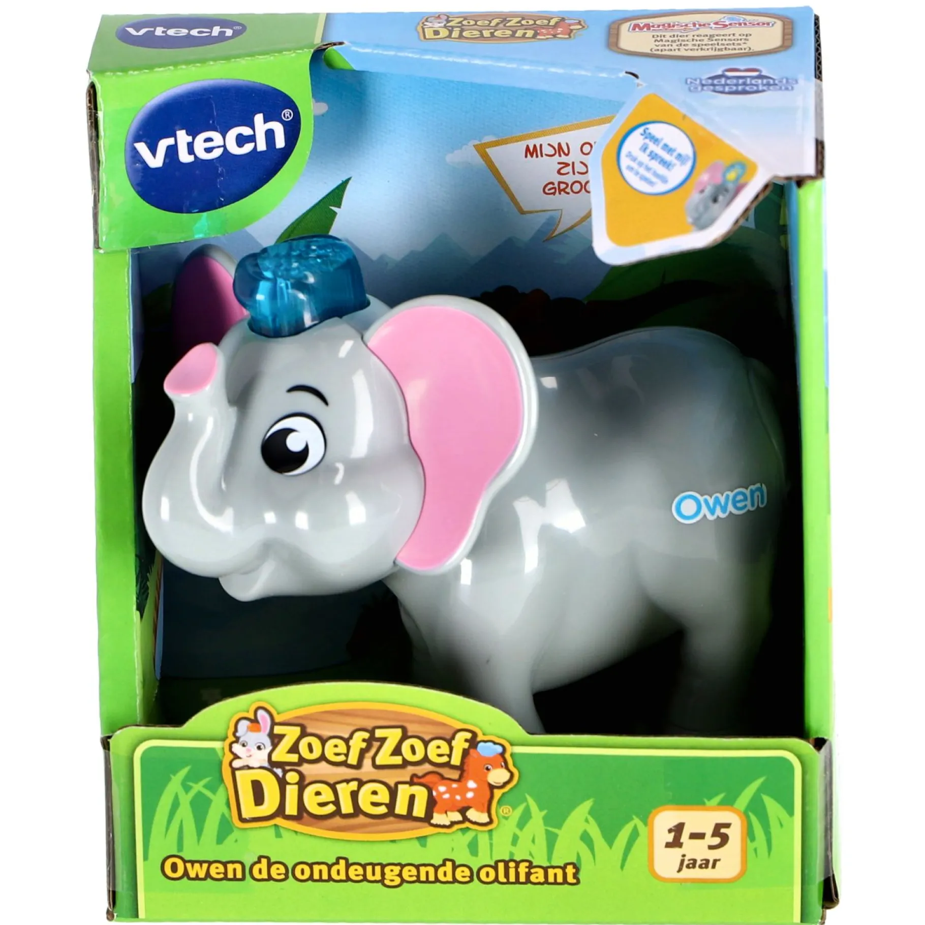 Babyspeelgoed>Vtech Zoef Zoef Owen De Ondeugende Olifant