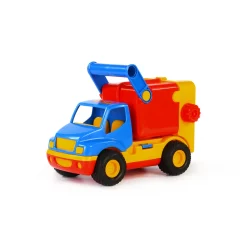 Auto's|Jongens>Wader Vuilniswagen Recycle Truck 26 Cm