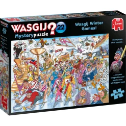Legpuzzels>Jumbo Wasgij Mystery Puzzel Winterspelen 1000 Stukjes