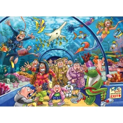 Legpuzzels>Jumbo Wasgij Original Puzzel 43 Aquarium Antics 1000 st.