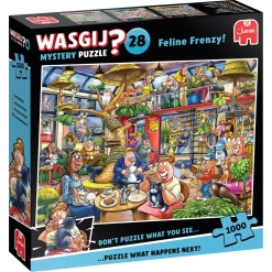 Legpuzzels> Wasgij puzzel Mysterie kat en muis spel 1000  stukjes