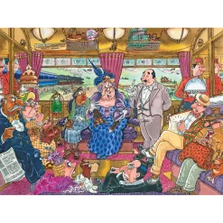 Legpuzzels> Wasgij puzzel retro De Grote Treinroof 1000  stukjes