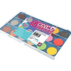 Verven / Schilderen>Grafix Waterverftablet 18 kleuren