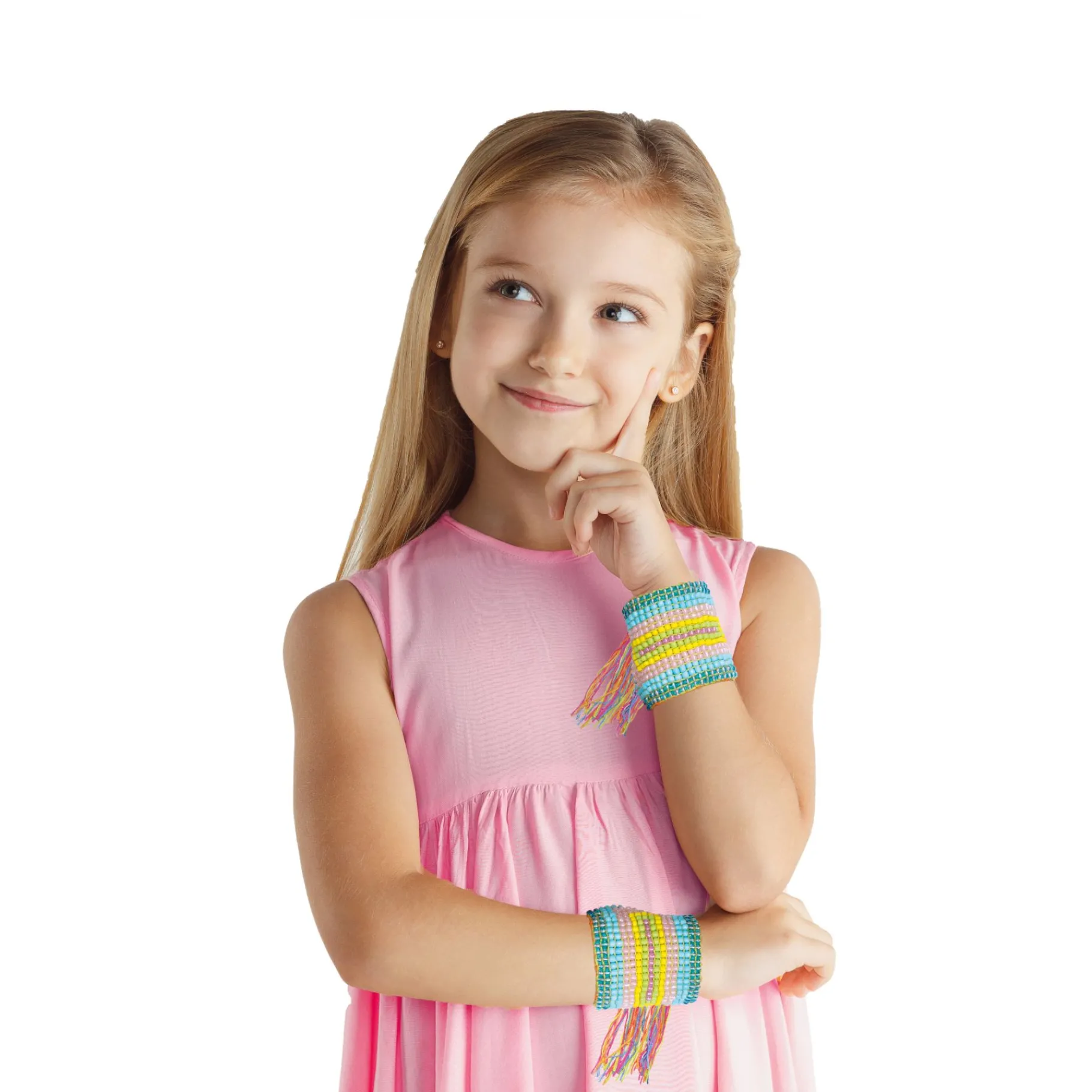 Sieraden Maken> Weefgetouw set met garen en kralen