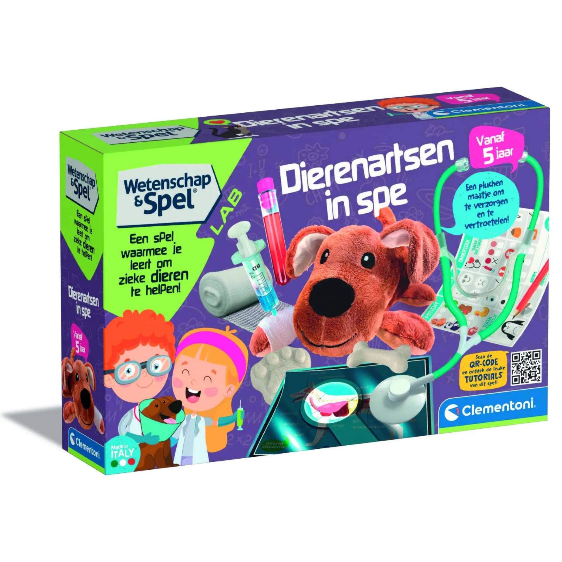 Wetenschapsspellen|Jongens>Clementoni Wetenschap Dierenarts Praktijk (NL)