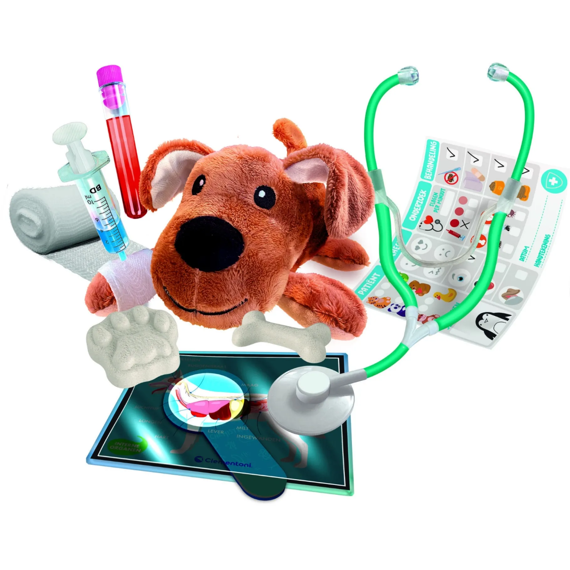Wetenschapsspellen|Jongens>Clementoni Wetenschap Dierenarts Praktijk (NL)