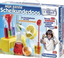 Wetenschapsspellen|Jongens>Clementoni Wetenschap Mijn Eerste Scheikundedoos (NL)